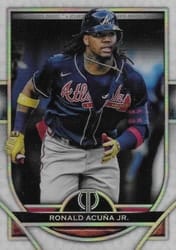2021 Topps Tribute Base Set Ronald Acuña Jr. #49 card
