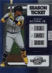 2022 Panini Chronicles Contenders Optic Ronald Acuna Jr. #24 card