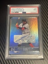 2022 Panini Chronicles Elite Autographs Ronald Acuna Jr. #47 card