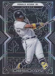 2022 Panini Chronicles Obsidian Ronald Acuna Jr. #40