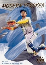 2022 Panini Diamond Kings Modern Strokes Ronald Acuna Jr. #MS-1 card