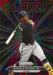 2022 Panini Prizm Fearless Ronald Acuna Jr. #FL-4 card