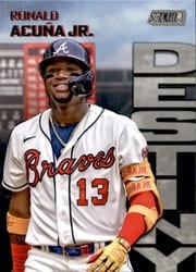 2022 Stadium Club Dynasty and Destiny Ronald Acuña Jr. #2B card
