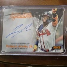 2022 Stadium Club Lone Star Signatures Ronald Acuña Jr. #LSS-RA card