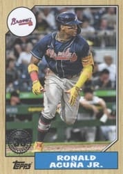 2022 Topps 1987 Topps Baseball (Series 1) Ronald Acuña Jr. #T87-64 card
