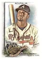 2022 Topps Allen & Ginter Base Set Ronald Acuña Jr. #14 card