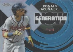 2022 Topps Chrome Update Generation Now Ronald Acuña Jr. #GNC-8 card
