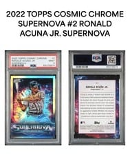 2022 Topps Cosmic Chrome Supernova Ronald Acuña Jr. #SN-2 card