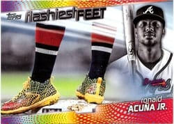 2022 Topps Flashiest Feet Ronald Acuña Jr. #FF-5 card