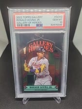 2022 Topps Gallery Gallery of Heroes Ronald Acuña Jr. #GOH-2 card