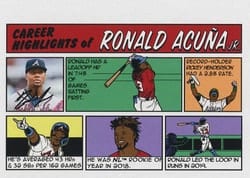2022 Topps Heritage 1973 Topps Comics Ronald Acuña Jr. #73TC-12 card