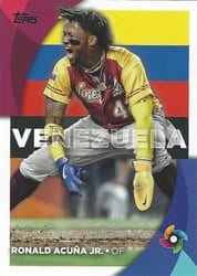 2023 Topps 2023 World Baseball Classic Stars Ronald Acuña Jr. #WBC-16 card