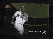 2023 Topps Black & White Golden Hour Ronald Acuña Jr. #GH4 card