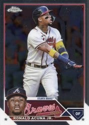2023 Topps Chrome Base Set Ronald Acuña Jr. #39 card