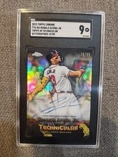 2023 Topps Chrome In Technicolor Autographs Ronald Acuña Jr. #TTA-RA card