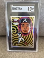 2023 Topps Chrome Ultraviolet All-Stars Ronald Acuña Jr. #UV-4 card