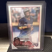 2023 Topps Chrome Update 2023 All-Star Game Autograph Ronald Acuña Jr. #ASGA-RA card