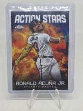 2023 Topps Chrome Update Action Stars Ronald Acuna Jr. #ASC-5 card