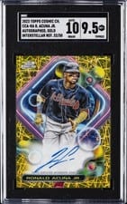 2023 Topps Cosmic Chrome Autographs Ronald Acuña Jr. #CCA-RA