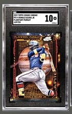 2023 Topps Cosmic Chrome Planetary Pursuit Jupiter Ronald Acuña Jr. #PPJ-8 card