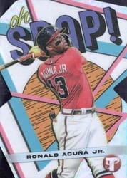 2023 Topps Pristine Oh, Snap! Ronald Acuña Jr. #OS-2 card