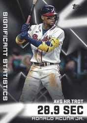 2023 Topps Significant Statistics Ronald Acuña Jr. #SS-19 card