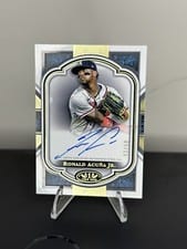 2023 Topps Tier One Next Level Autographs Ronald Acuña Jr. #NLA-RA card