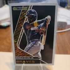 2023 Topps Update Black Gold Autographs Ronald Acuña Jr. #BG-5 card
