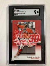 2023 Topps Welcome to the Club Ronald Acuna Jr. #WC-1 card