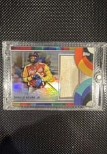 2023 Topps World Baseball Classic Base Relics Ronald Acuña Jr. #BRC-RA card