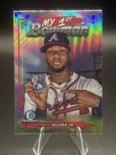 2024 Bowman Chrome My 1st Bowman Ronald Acuña Jr. #M1B-8 card