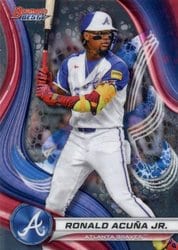 2024 Bowman's Best Base Set Ronald Acuña Jr. #5 card