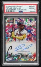 2024 Bowman's Best Showpieces Autographs Ronald Acuña Jr. #BSA-RA card