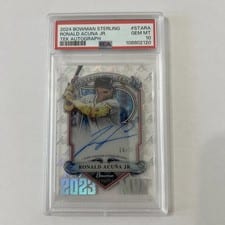 2024 Bowman Sterling Tek Autographs Ronald Acuña Jr. #STA-RA card