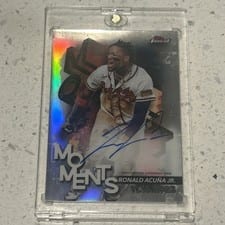 2024 Finest Moments Autographs Ronald Acuña Jr. #FMA-RA card