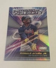 2024 Stadium Club Virtuosos Of Velocity Ronald Acuna Jr. #VV-1 card