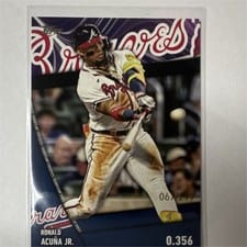 2024 Topps Ronald Acuna Jr. Black #1 card