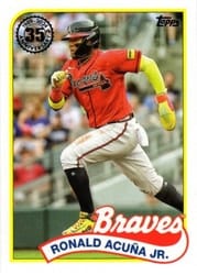 2024 Topps 1989 Topps Baseball 35th Anniversary (Series 2) Ronald Acuña Jr. #89B2-30 card