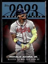 2024 Topps 2023 Greatest Hits Ronald Acuña Jr. #23GH-8 card