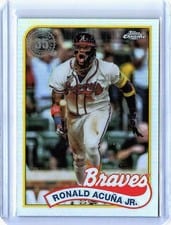 Ronald Acuña Jr. 2024 Topps Chrome 1989 Topps Baseball card
