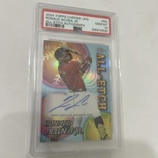 2024 Topps Chrome Update All-Etch Autograph Ronald Acuña Jr. #CUAE-RA card