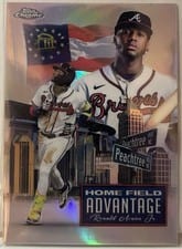 2024 Topps Chrome Update Home Field Advantage Ronald Acuña Jr. #HFAC-11 card