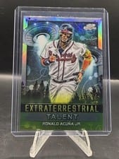 2024 Topps Cosmic Chrome Extraterrestrial Talent Ronald Acuña Jr #ET-23 card