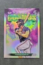 2024 Topps Cosmic Chrome Into the Cosmos Ronald Acuña Jr #ITC-10 card