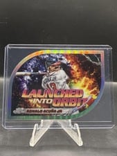 2024 Topps Cosmic Chrome Launched Into Orbit Ronald Acuña Jr #LIO-13 card