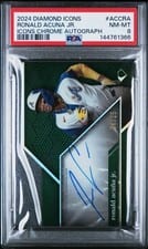 2024 Topps Diamond Icons Icons Chrome Autographs Ronald Acuña Jr. #ACC-RA card