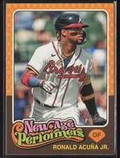 2024 Topps Heritage New Age Performers Ronald Acuña Jr. #NAP-10 card