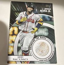 2024 Topps Rounding the Bases Relics Ronald Acuna Jr. #RTB-RA card