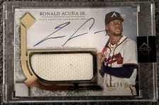 2024 Topps Transcendent Collection Autographed Relics Ronald Acuña Jr. #TCAR-RA2 card
