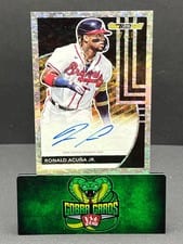 Ronald Acuña Jr. 2024 Topps Update Topps Black Gold Autographs card